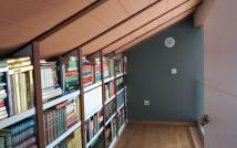 Librería y panelado techo